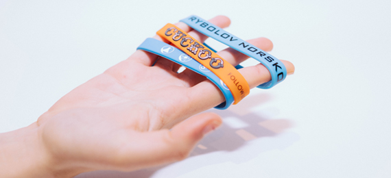 Personalisierte Silikonarmbänder